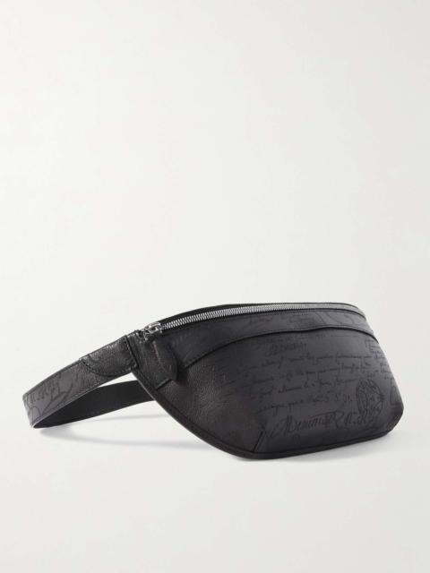 Berluti Rider Scritto Venezia Softy Full-Grain Leather Belt Bag