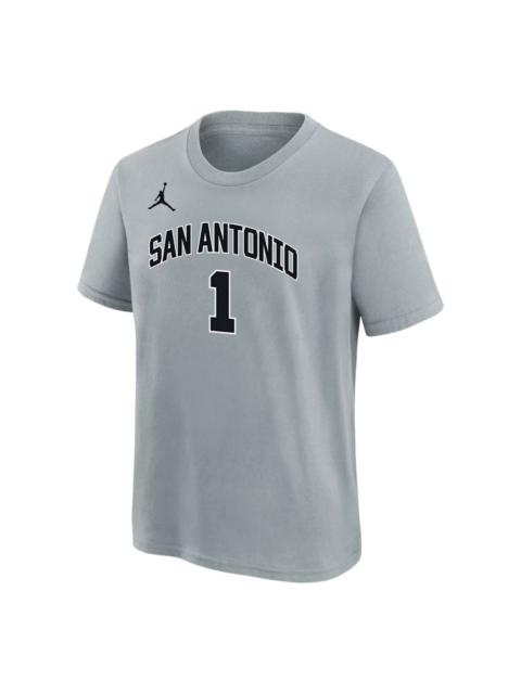 Nike (GS) Nike San Antonio Spurs T-Shirt 'Flat Silver' 7HDC4S26SPUVW-NEY