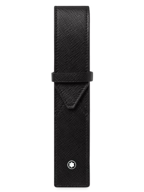 Montblanc Men's Sartorial Leather 1-Pen Pouch - Black