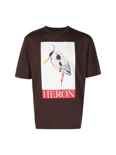 Heron Bird Painted T-shirt