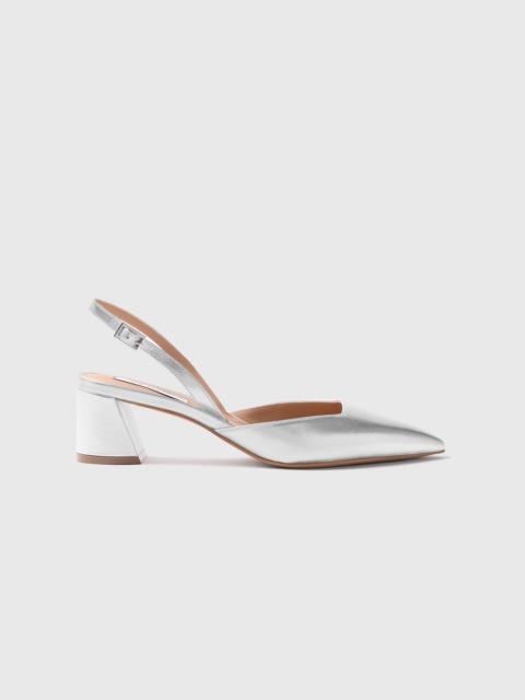 THE FOLD San Pietro Buckle Leather Heels 45