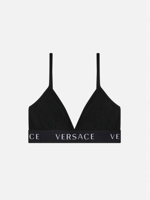 VERSACE Logo Triangle Bralette