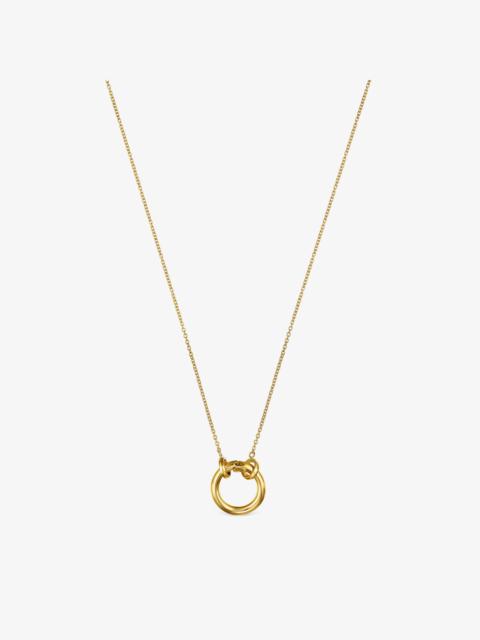 TOUS Hold small Necklace in 18K gold vermeil