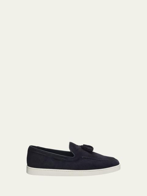 Church's Men's Ripley Suede Rubber-Sole Tassel Loafers
