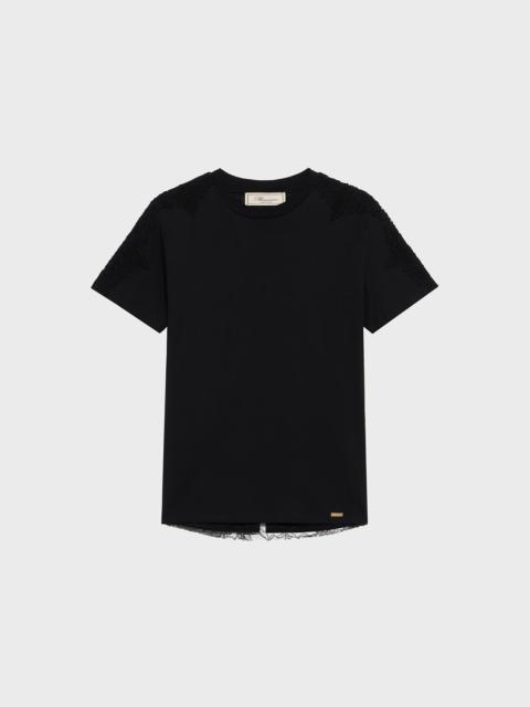 Blumarine DOUBLE LAYER T-SHIRT