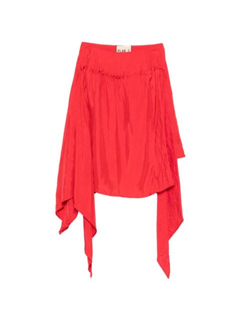 Plan C tie detail skirt