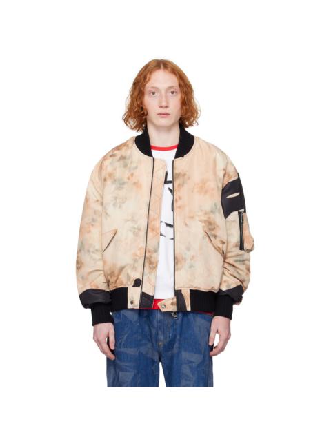 Vivienne Westwood Beige Bernardo Bomber Jacket