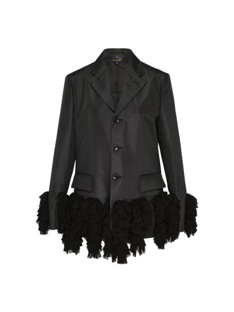 Comme Des Garçons Tailored Blazer With Jellyfish Hem