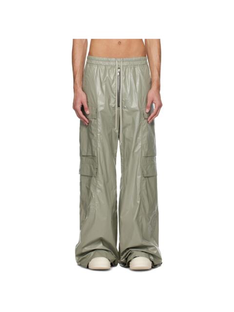 Rick Owens Green Hollywood Cargobela Cargo Pants