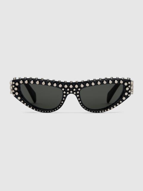 GUCCI Cat-eye frame sunglasses