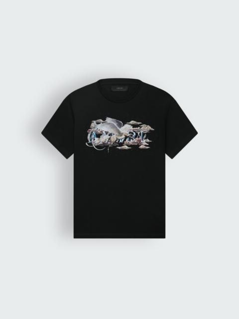 AMIRI PEGASUS SCRIPT LOGO TEE