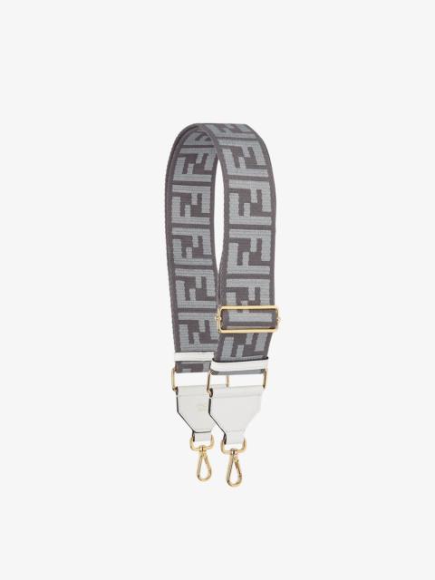 FENDI Gray ribbon shoulder strap