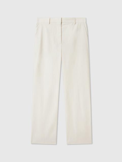 Stella McCartney Washed Cotton Straight Trousers