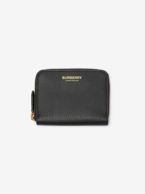 Burberry Small Leather Zip Wallet