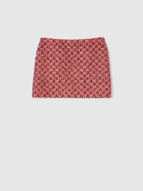 GUCCI GG tweed skirt