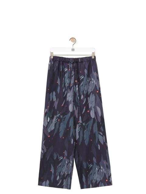 Loewe Feathers pyjama trousers in silk