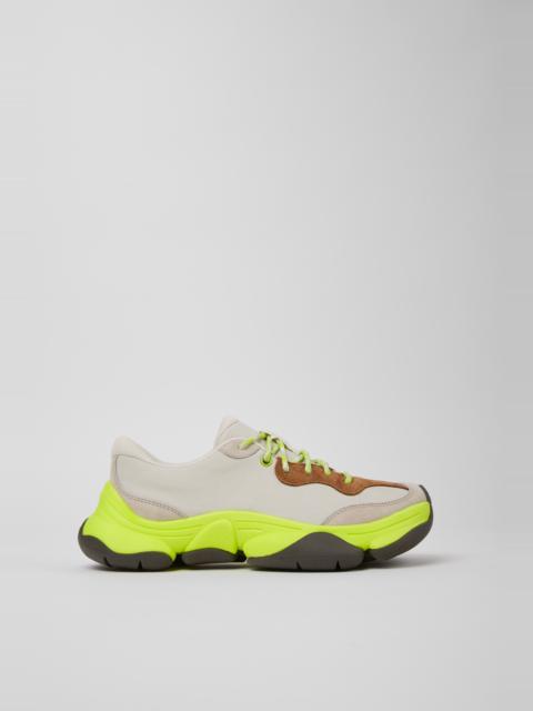 CAMPER Twins Multicolor Leather Sneakers for Women.