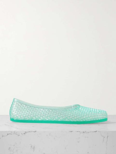 ANCIENT GREEK SANDALS Iro PVC ballet flats Turquoise