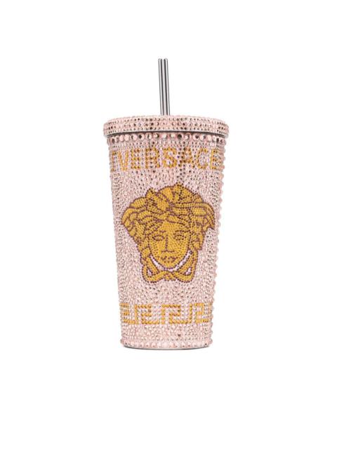 VERSACE Medusa crystal-embellished travel cup
