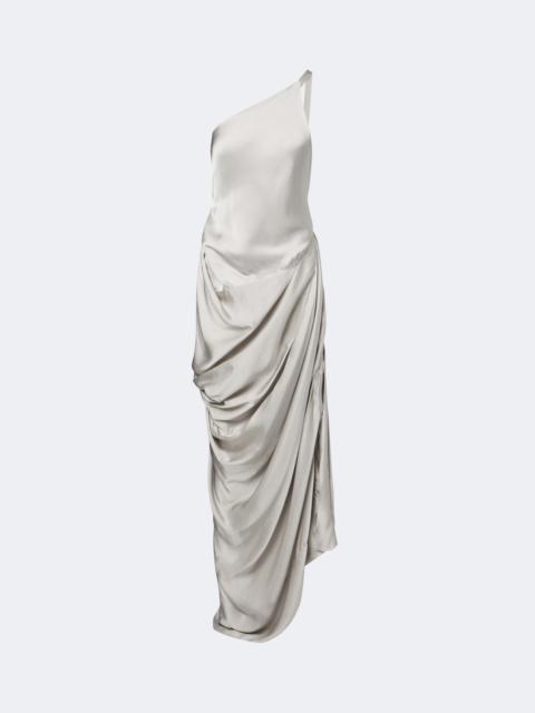 Vivienne Westwood Glossa draped one-shoulder satin maxi dress