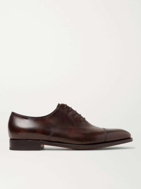 City II Burnished-Leather Oxford Shoes