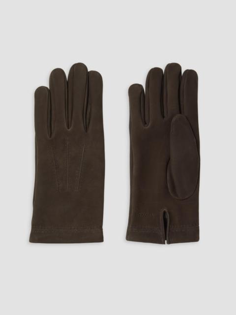 ZEGNA Men's Secondskin Gloves - Dark Brown