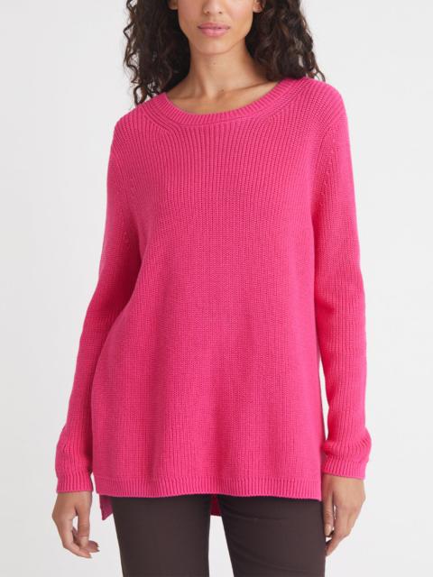525 america Emma: Crewneck Shaker Stitch Cotton Sweater