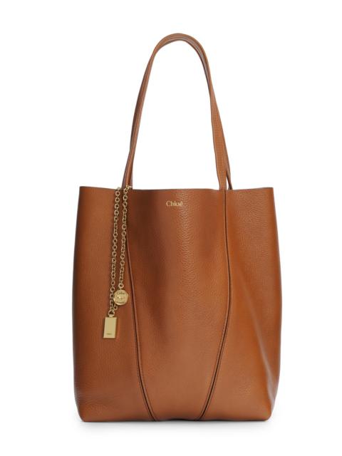 Chloé Women's Medium Spin Sweet Leather Tote Bag - Kohl Brown