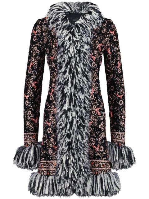 GIAMBATTISTA VALLI Popping Paisley fringed sequin coat