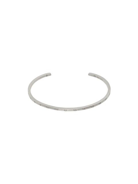 Silver Numerical Cuff Bracelet