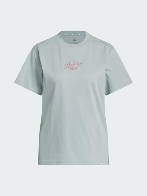 adidas SEASHELL LOGO GRAPHIC T-SHIRT
