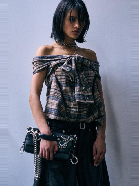 R13 Front Tie Shirt