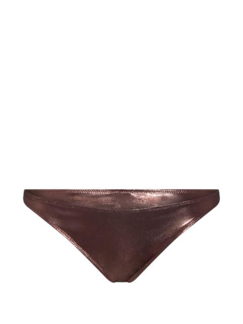 Blumarine metallic-effect bikini bottom