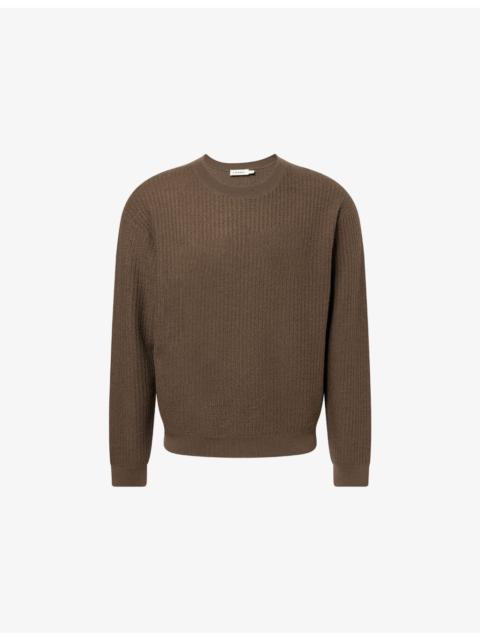 FRAME Textured Crewneck Wool Jumper