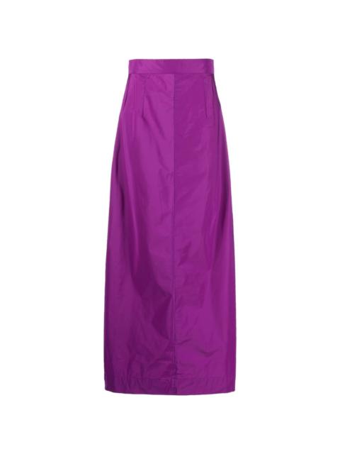 taffeta long skirt