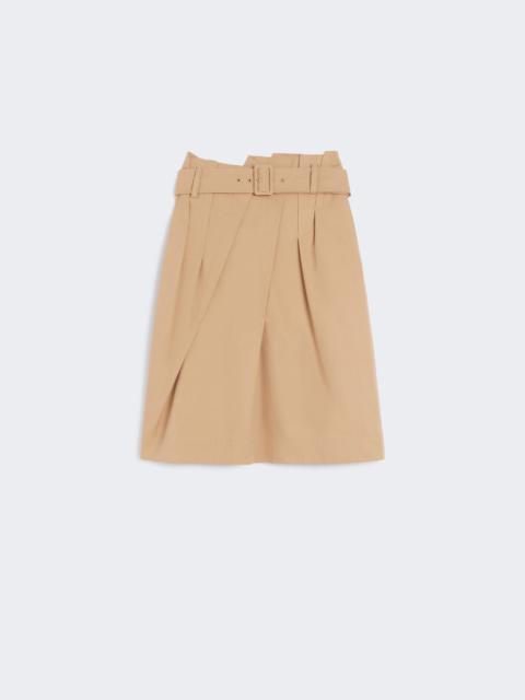 Max Mara ACQUI Cotton twill skirt