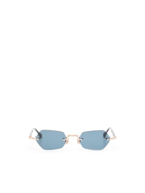 MATSUDA rimless geometric-frame sunglasses