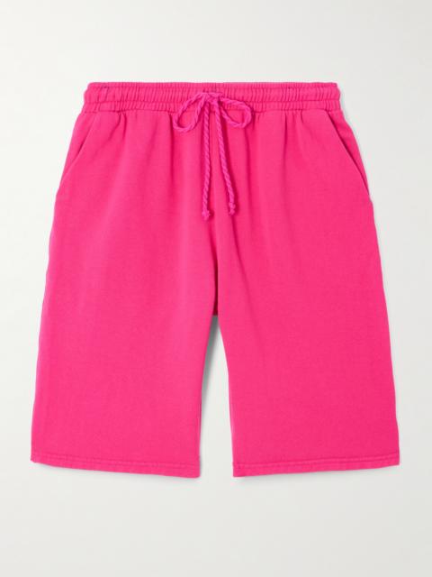 The Elder Statesman Cotton And Cashmere-blend Shorts