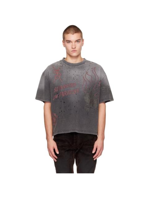 Ksubi Gray Skool Halen S/S T-shirt