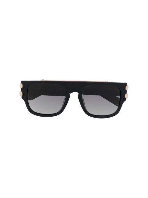 square-frame sunglasses