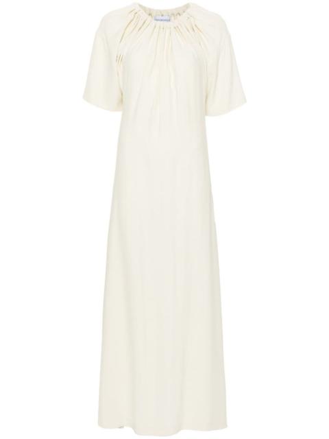 VIKTOR & ROLF gathered-neckline crepe maxi dress