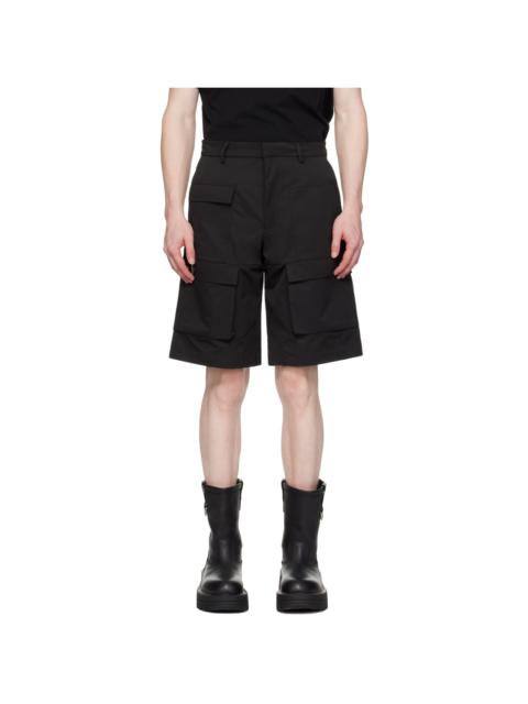 HELIOT EMIL™ Black Cellulae Cargo Shorts