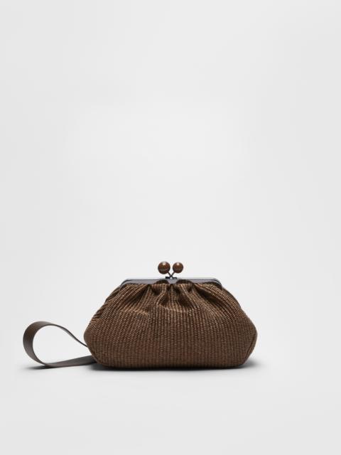 Max Mara LIVIA Medium raffia Pasticcino Bag