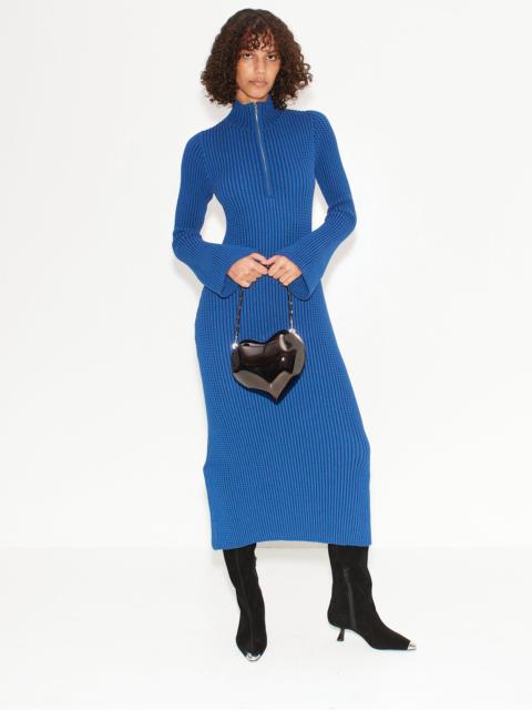 SIMONMILLER Zumi Textured Knit Dress In Matisse Blue