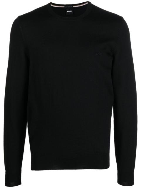BOSS crewneck virgin wool jumper