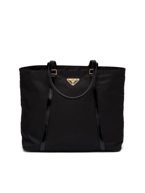 Prada Saffiano leather and nylon tote