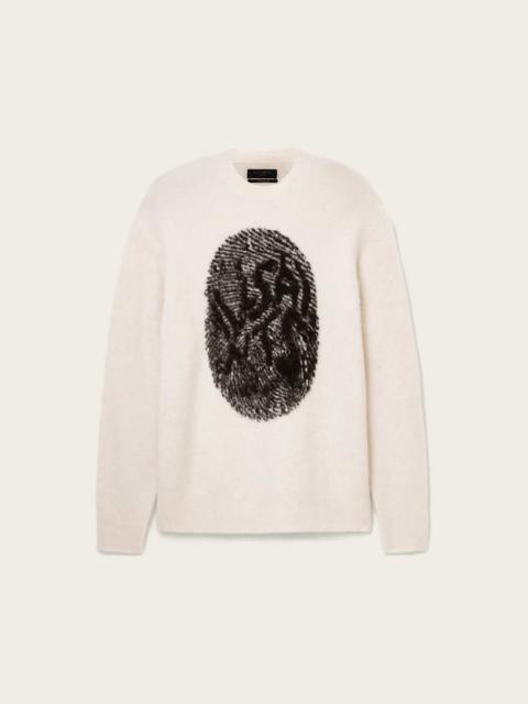 ALLSAINTS RIDGES OVERSIZED GRAPHIC SWEATER