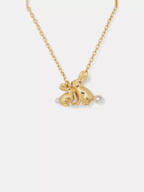 kate spade Love You, Mom Bunny Pendant