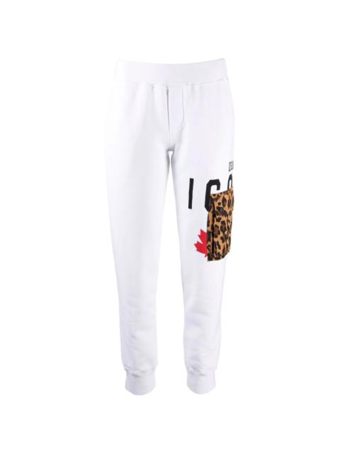 DSQUARED2 leopard-print sweat pants