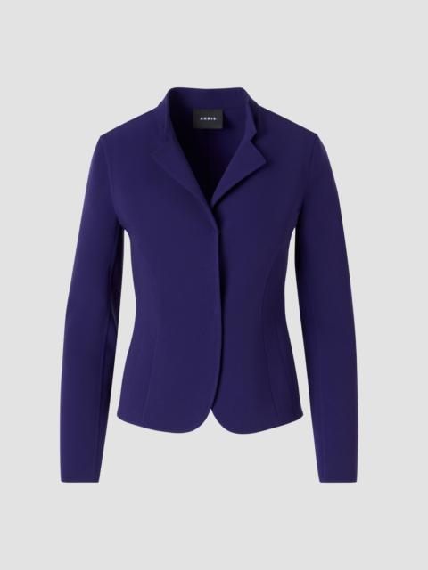 AKRIS Women's Hamer Double-Faced Wool Jacket - Dark Purple
